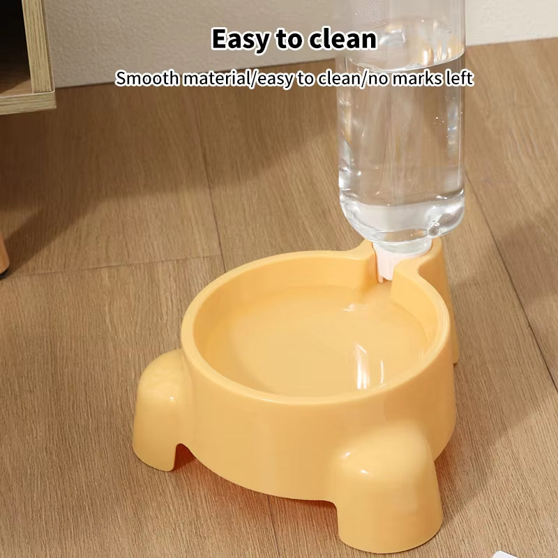 Pet Water Bottle Automatic Water Feeding for a Single Bowl of Drinking Water Puppy Cat Drinking Bowl Dispenser Pet Supplies