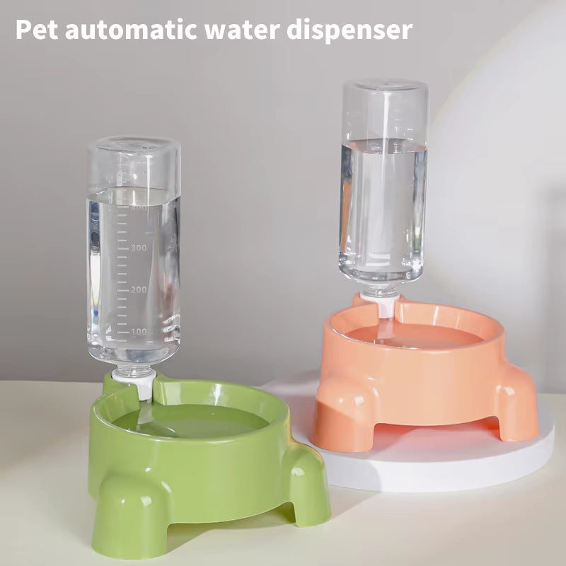 Pet Water Bottle Automatic Water Feeding for a Single Bowl of Drinking Water Puppy Cat Drinking Bowl Dispenser Pet Supplies